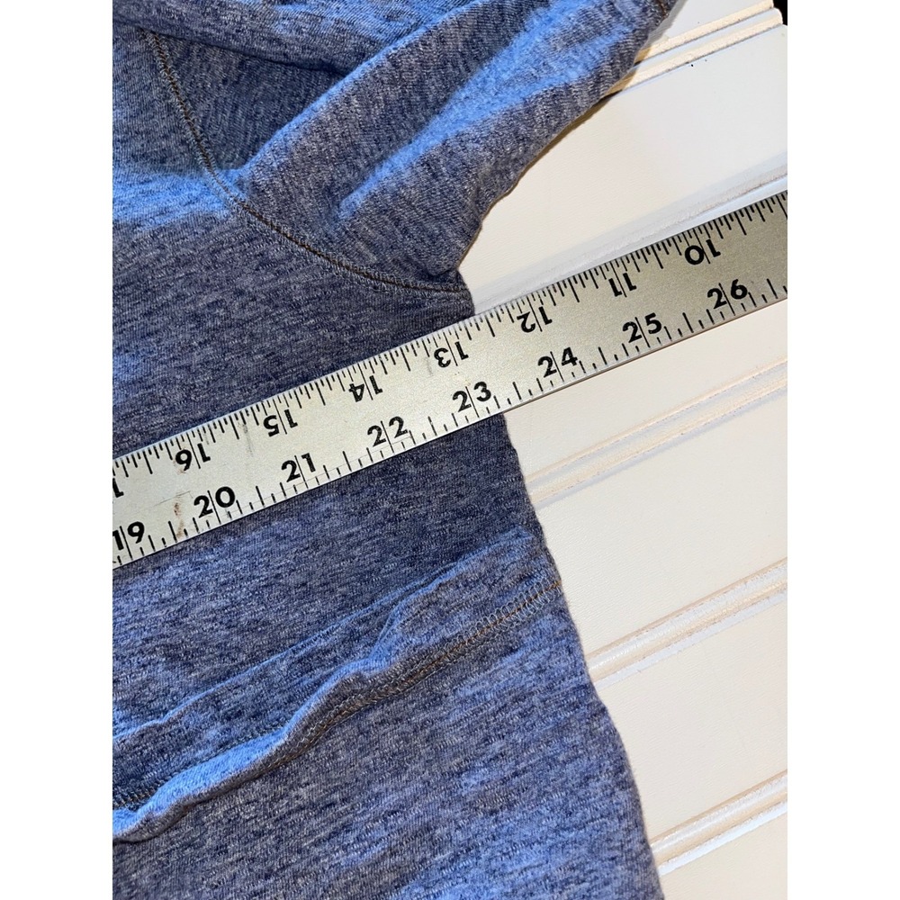 ROWM Mens Blue Heathered Cotton Long Sleeve Crewneck Pullover Sweater XL - Picture 3 of 5